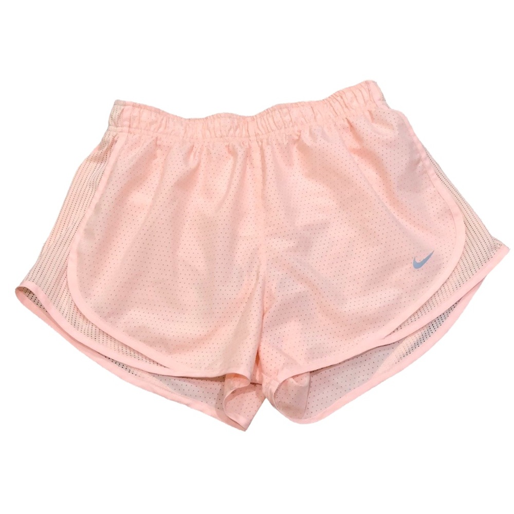 Nike Dri Fit Temp Cool High Waisted High Rise 3” Running Shorts Size Medium Pink